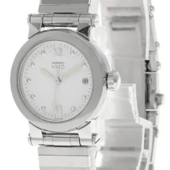 MOVADO Vizio 24MM Quartz S-Steel White Dial Women's Watch 83-36-828
