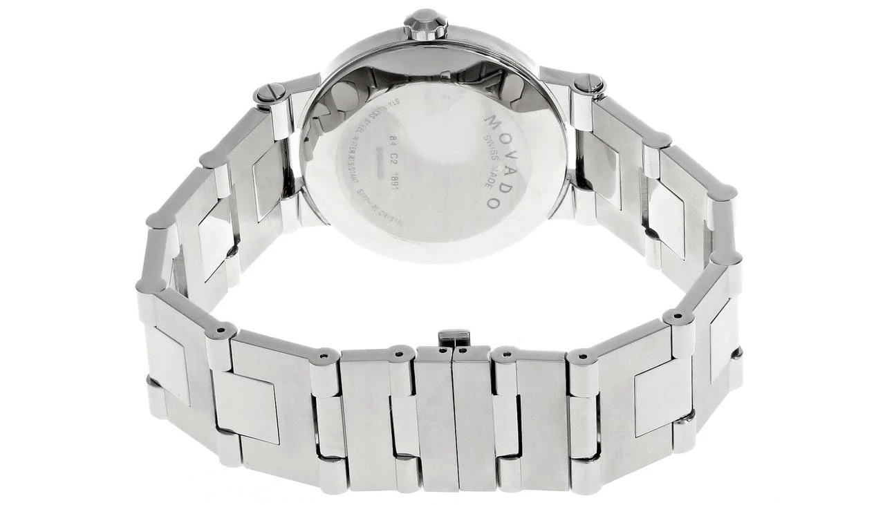 MOVADO Vizio Stainless Steel Black Dial Date Men's Watch 1605695 3 MOVADO Vizio Stainless Steel Black Dial Date Men's Watch 1605695 - Image 3