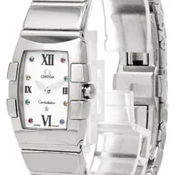 OMEGA Constellation QUADRELLA 25.3MM WHT Dial Women's Watch 1584.79.00/15847900