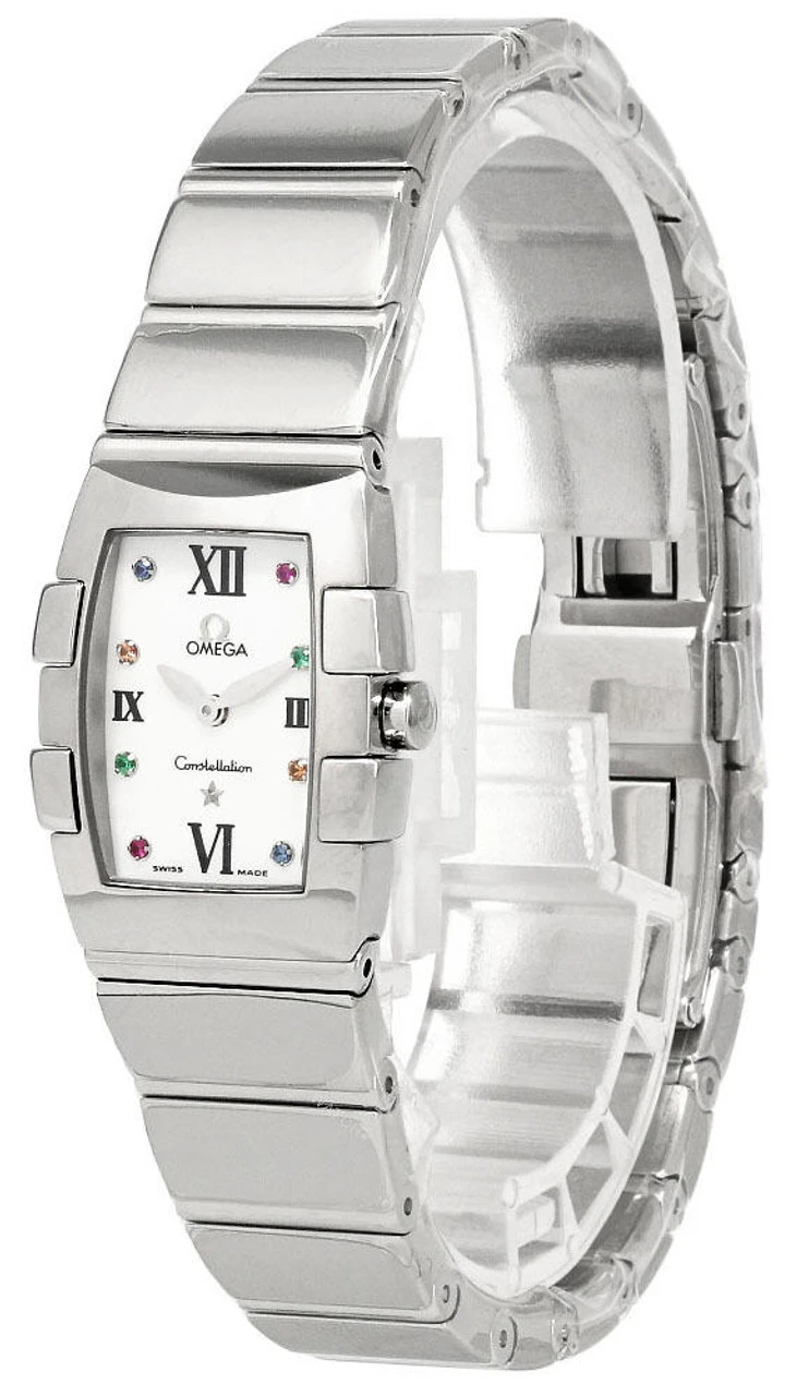 OMEGA Constellation QUADRELLA 25.3MM WHT Dial Women's Watch 1584.79.00/15847900 1 OMEGA Constellation QUADRELLA 25.3MM WHT Dial Women's Watch 1584.79.00/15847900