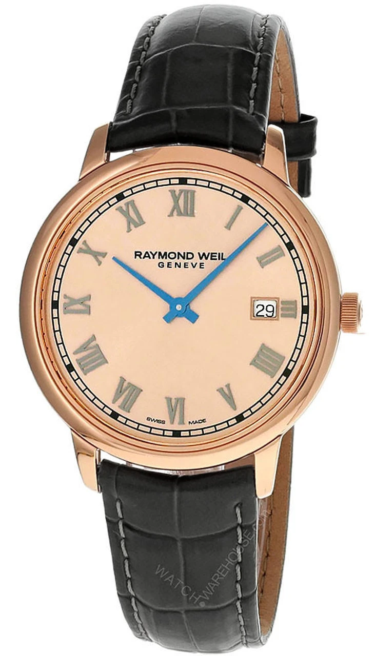 RAYMOND WEIL Toccata QTZ 39MM Classic Rose' Dial LTHR Men's Watch 5485-PC5-00859 1 RAYMOND WEIL Toccata QTZ 39MM Classic Rose' Dial LTHR Men's Watch 5485-PC5-00859