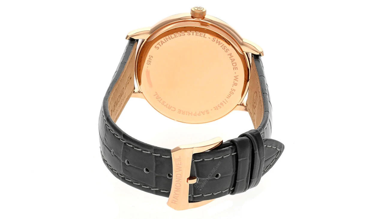 RAYMOND WEIL Toccata QTZ 39MM Classic Rose' Dial LTHR Men's Watch 5485-PC5-00859 3 RAYMOND WEIL Toccata QTZ 39MM Classic Rose' Dial LTHR Men's Watch 5485-PC5-00859 - Image 3