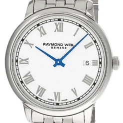 RAYMOND WEIL Toccata Quartz 39MM SS White Dial Men's Watch 5485-ST-00359