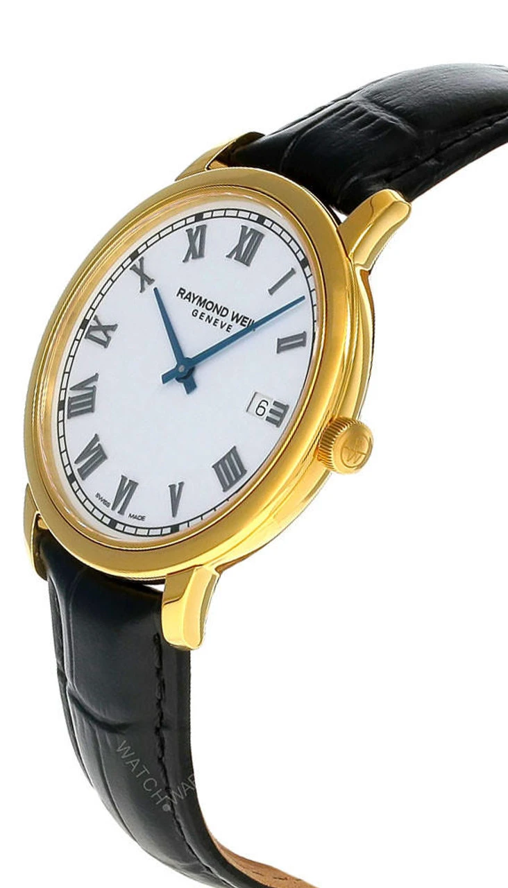 RAYMOND WEIL Toccata Quartz 39MM White Dial Leather Men's Watch 5485-PC-00359 2 RAYMOND WEIL Toccata Quartz 39MM White Dial Leather Men's Watch 5485-PC-00359 - Image 2