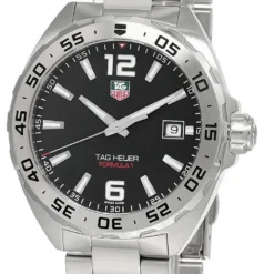 TAG HEUER Formula-1 41MM Quartz SS Black Dial Men's Watch WAZ1112.BA0875