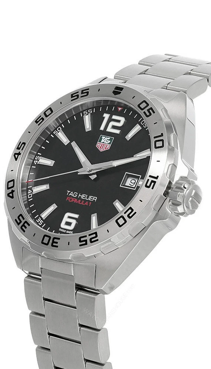 TAG HEUER Formula-1 41MM Quartz SS Black Dial Men's Watch WAZ1112.BA0875 2 TAG HEUER Formula-1 41MM Quartz SS Black Dial Men's Watch WAZ1112.BA0875 - Image 2