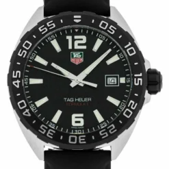 TAG HEUER Formula-1 Black Dial Rubber Band Men's Watch WAZ1110.FT8023