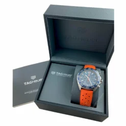 TAG Heuer Formula 1 Chronograph Blue Dial Orange Rubber Watch With 3 Subdials CAZ1014.FT8028 8 TAG Heuer Formula 1 Chronograph Blue Dial Orange Rubber Watch With 3 Subdials CAZ1014.FT8028 -Movado shop tag heuer watches tag heuer formula 1 chronograph blue dial orange rubber watch with 3 subdials caz1014ft8028 92423.1686351448