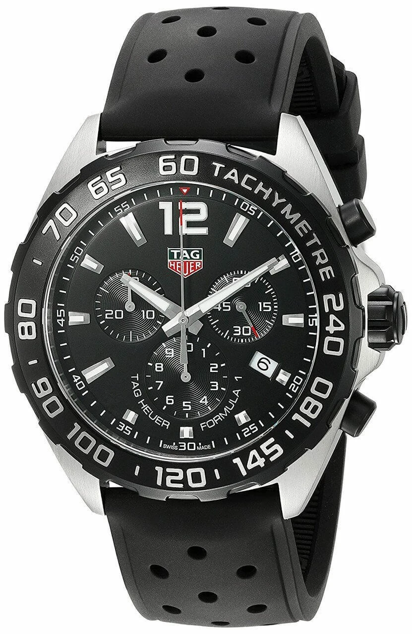 TAG HEUER Formula-1 Chronograph Rubber Men's Watch CAZ1010.FT8024 1 TAG HEUER Formula-1 Chronograph Rubber Men's Watch CAZ1010.FT8024