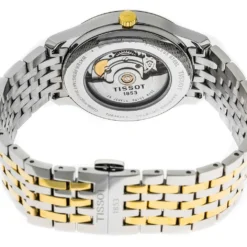 TISSOT Tradition Automatic SM Second 2Tone Men's Watch T063.428.22.038.00 -Movado shop tissot watches tissot tradition automatic sm second 2tone mens watch t0634282203800 77992.1673632224
