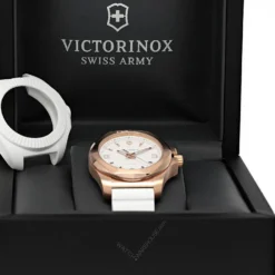 VICTORINOX I.N.O.X. 37MM WHT Dial Rubber Strap Women's Watch 241954 -Movado shop victorinox swiss army watches victorinox inox 37mm wht dial rubber strap womens watch 241954 50706.1652466011